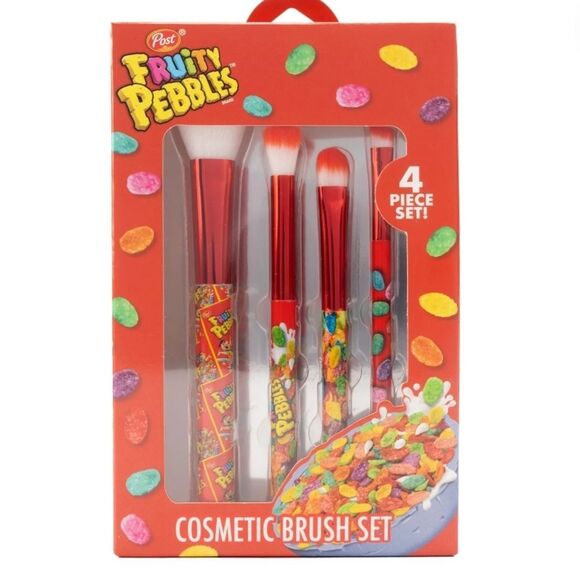 Taste Beauty Fruity Pebbles 4-PC Cosmetic Brush Set - Picture 2 of 5